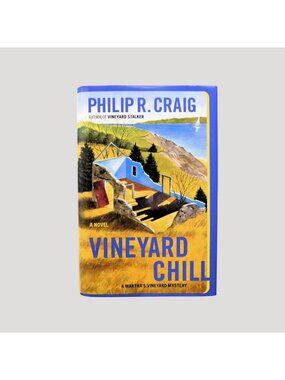 Vineyard Chill By Philip R Craig 2008 Martha's Vineyard Mystery Hardback Jacket